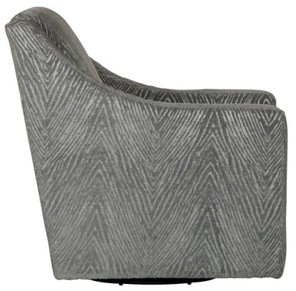 Jackson Furniture - Lamar Swivel Chair in Shark - 4098-21/2268-28 veiw 3