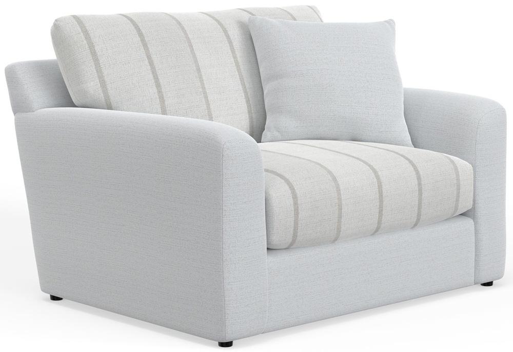 Jackson Furniture - Lindsey Chair 1/2 in Snow/Platinum - 2288-01/1703-01/1682-26 veiw 1