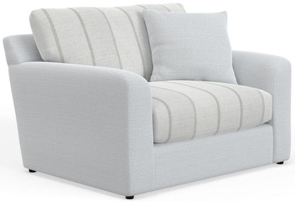 Jackson Furniture - Lindsey Chair 1/2 in Snow/Platinum - 2288-01/1703-01/1682-26 veiw 1