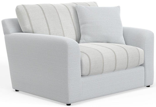 Jackson Furniture - Lindsey Chair 1/2 in Snow/Platinum - 2288-01/1703-01/1682-26 veiw 1