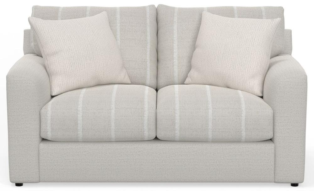 Jackson Furniture - Lindsey Loveseat in Cotton/Cotton - 2288-02/1703-16/1682-16 veiw 2