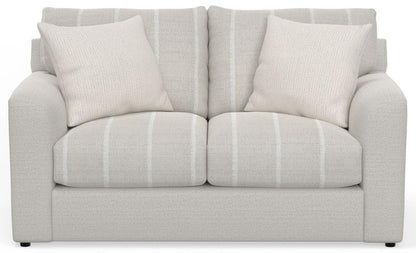 Jackson Furniture - Lindsey Loveseat in Cotton/Cotton - 2288-02/1703-16/1682-16 veiw 2