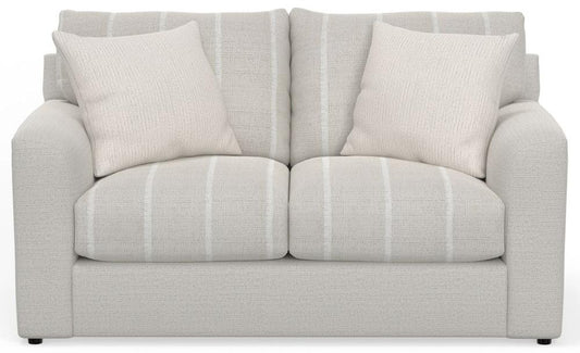 Jackson Furniture - Lindsey Loveseat in Cotton/Cotton - 2288-02/1703-16/1682-16 veiw 2