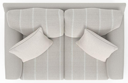 Jackson Furniture - Lindsey Loveseat in Cotton/Cotton - 2288-02/1703-16/1682-16 veiw 5