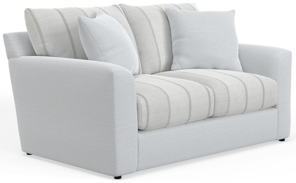 Jackson Furniture - Lindsey Loveseat in Snow/Platinum - 2288-02/1703-01/1682-26 veiw 1