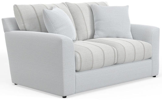 Jackson Furniture - Lindsey Loveseat in Snow/Platinum - 2288-02/1703-01/1682-26 veiw 1