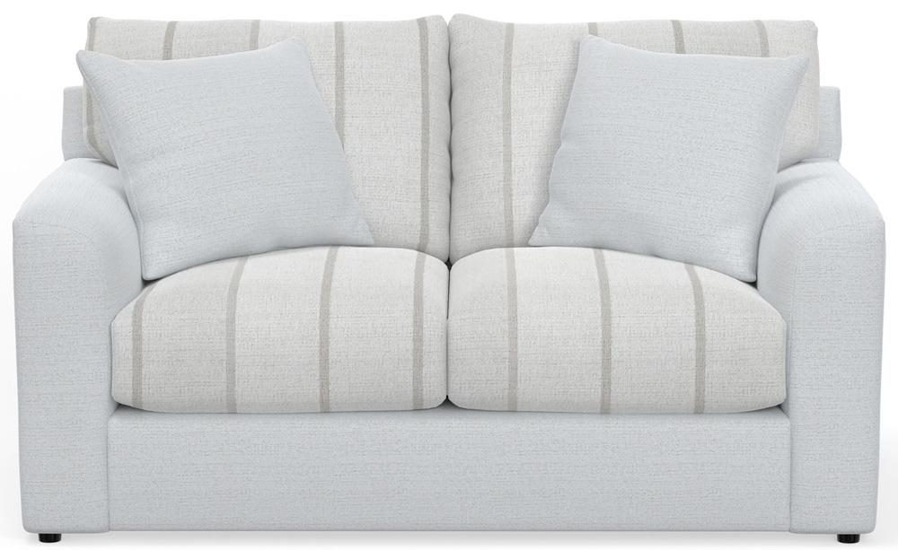 Jackson Furniture - Lindsey Loveseat in Snow/Platinum - 2288-02/1703-01/1682-26 veiw 2