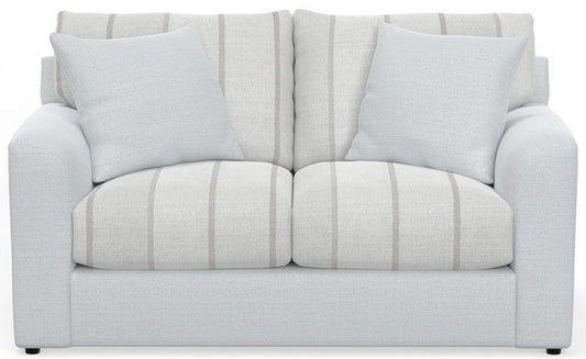 Jackson Furniture - Lindsey Loveseat in Snow/Platinum - 2288-02/1703-01/1682-26 veiw 2