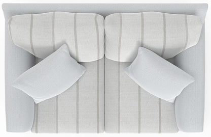 Jackson Furniture - Lindsey Loveseat in Snow/Platinum - 2288-02/1703-01/1682-26 veiw 5