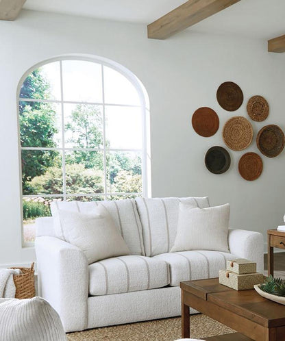 Jackson Furniture - Lindsey Loveseat in Snow/Platinum - 2288-02/1703-01/1682-26 veiw 6