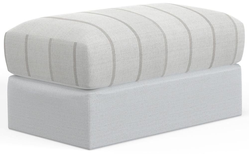Jackson Furniture - Lindsey Ottoman in Snow - 2288-10/1703-01 veiw 1