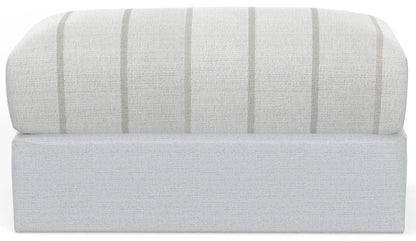 Jackson Furniture - Lindsey Ottoman in Snow - 2288-10/1703-01 veiw 3