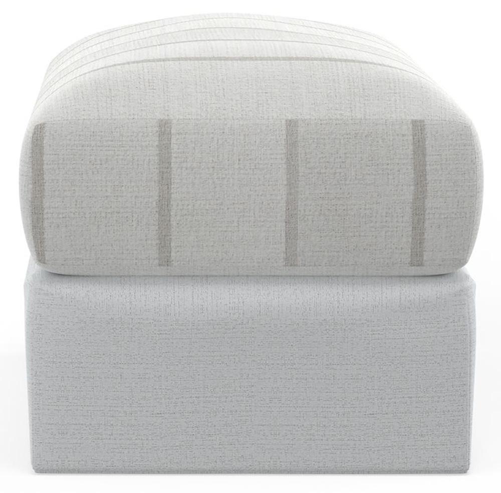 Jackson Furniture - Lindsey Ottoman in Snow - 2288-10/1703-01 veiw 4