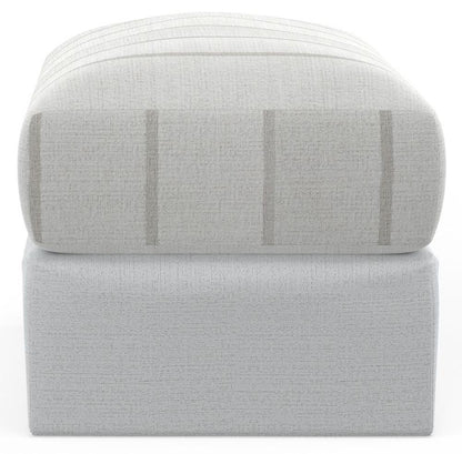 Jackson Furniture - Lindsey Ottoman in Snow - 2288-10/1703-01 veiw 4