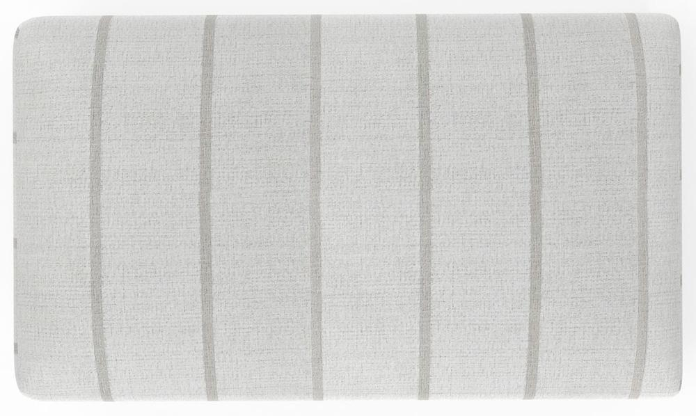 Jackson Furniture - Lindsey Ottoman in Snow - 2288-10/1703-01 veiw 5