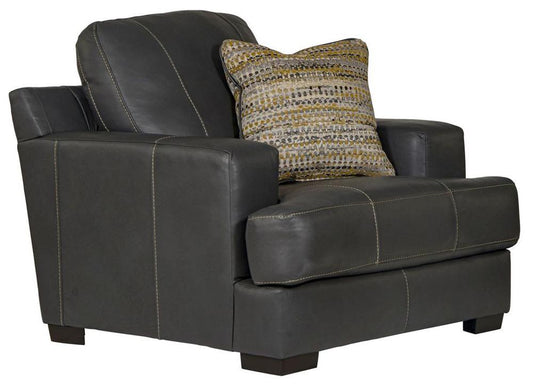 Jackson Furniture - Marco Top Grain Leather Chair in Gunmetal - 4507-01/1273-58/3073-58 veiw 1