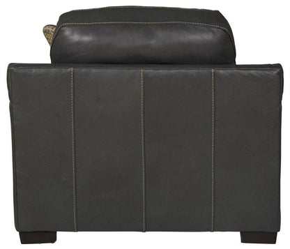 Jackson Furniture - Marco Top Grain Leather Chair in Gunmetal - 4507-01/1273-58/3073-58 veiw 4
