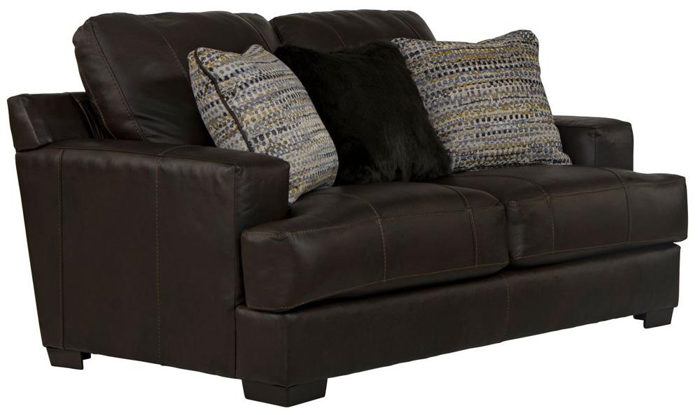 Jackson Furniture - Marco Top Grain Leather Loveseat in Chocolate - 4507-02/1273-89/3073-89 veiw 1