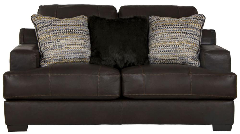 Jackson Furniture - Marco Top Grain Leather Loveseat in Chocolate - 4507-02/1273-89/3073-89 veiw 2
