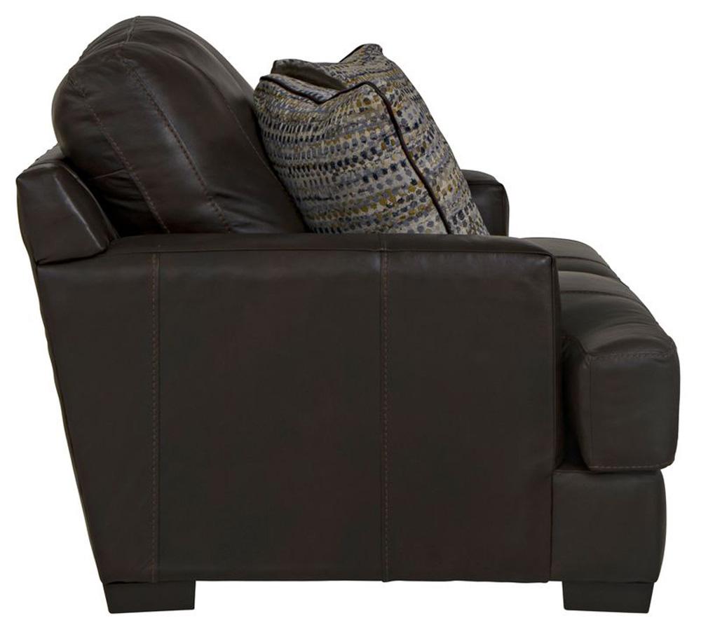 Jackson Furniture - Marco Top Grain Leather Loveseat in Chocolate - 4507-02/1273-89/3073-89 veiw 3