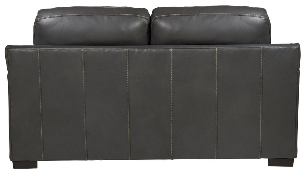 Jackson Furniture - Marco Top Grain Leather Loveseat in Gunmetal - 4507-02/1273-58/3073-58 veiw 4