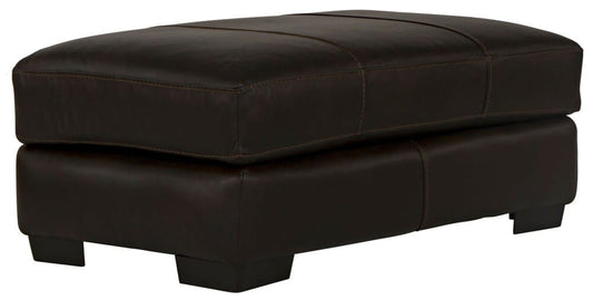 Jackson Furniture - Marco Top Grain Leather Ottoman in Chocolate - 4507-10/1273-89/3073-89 veiw 1