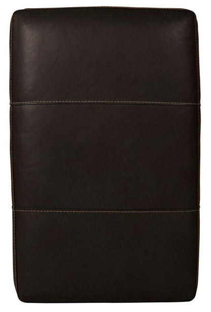 Jackson Furniture - Marco Top Grain Leather Ottoman in Chocolate - 4507-10/1273-89/3073-89 veiw 4