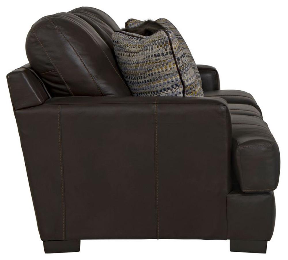 Jackson Furniture - Marco Top Grain Leather Sofa in Chocolate - 4507-03/1273-89/3073-89 veiw 3