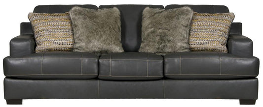 Jackson Furniture - Marco Top Grain Leather Sofa in Gunmetal - 4507-03/1273-58/3073-58 veiw 2