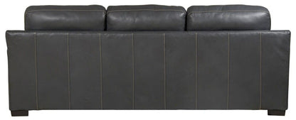 Jackson Furniture - Marco Top Grain Leather Sofa in Gunmetal - 4507-03/1273-58/3073-58 veiw 4