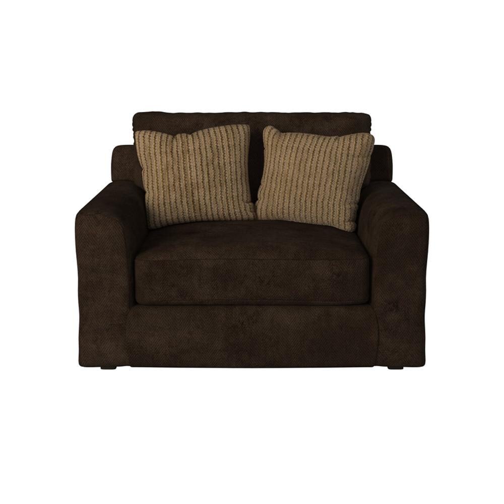 Jackson Furniture - Midwood Chair 1/2 in Chocolate/Mocha - 3291-01/1806-49/2642-49 veiw 3