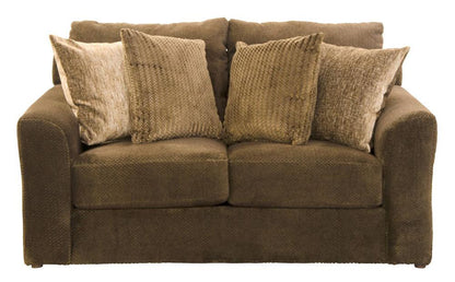 Jackson Furniture - Midwood Loveseat in Chocolate/Mocha - 3291-02/1806-49/2642-49 veiw 2