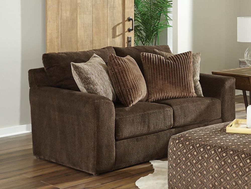 Jackson Furniture - Midwood Loveseat in Chocolate/Mocha - 3291-02/1806-49/2642-49 veiw 5