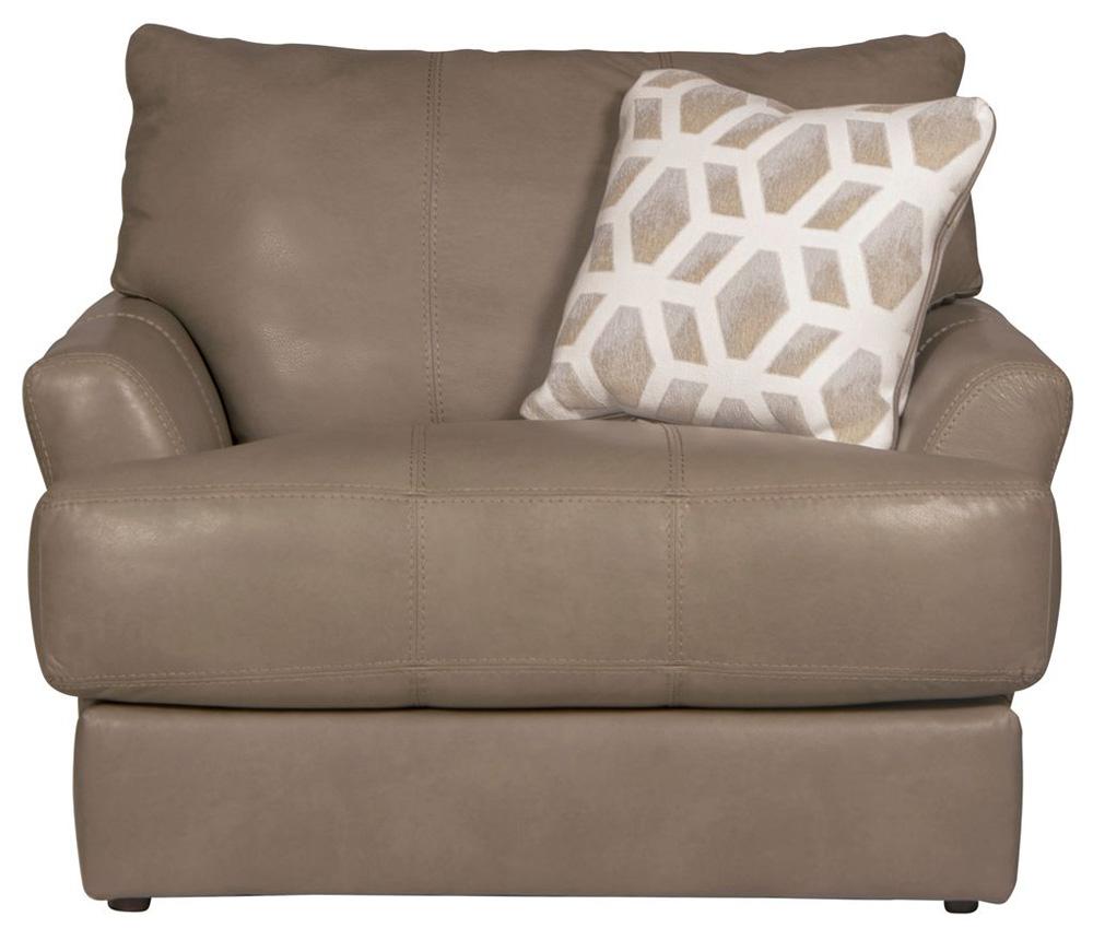 Jackson Furniture - Prato Top Grain Leather Chair in Putty - 2482-01/1273-56/3073-56 veiw 2
