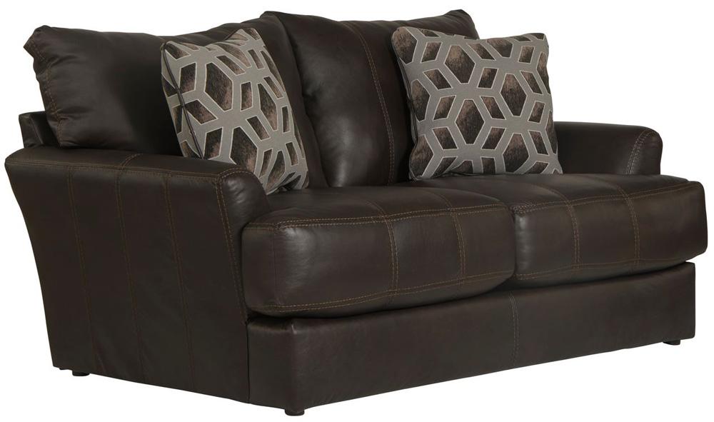 Jackson Furniture - Prato Top Grain Leather Loveseat in Chocolate - 2482-02/1273-89/3073-89 veiw 1