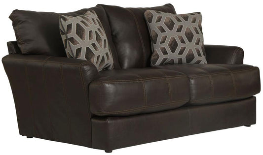 Jackson Furniture - Prato Top Grain Leather Loveseat in Chocolate - 2482-02/1273-89/3073-89 veiw 1