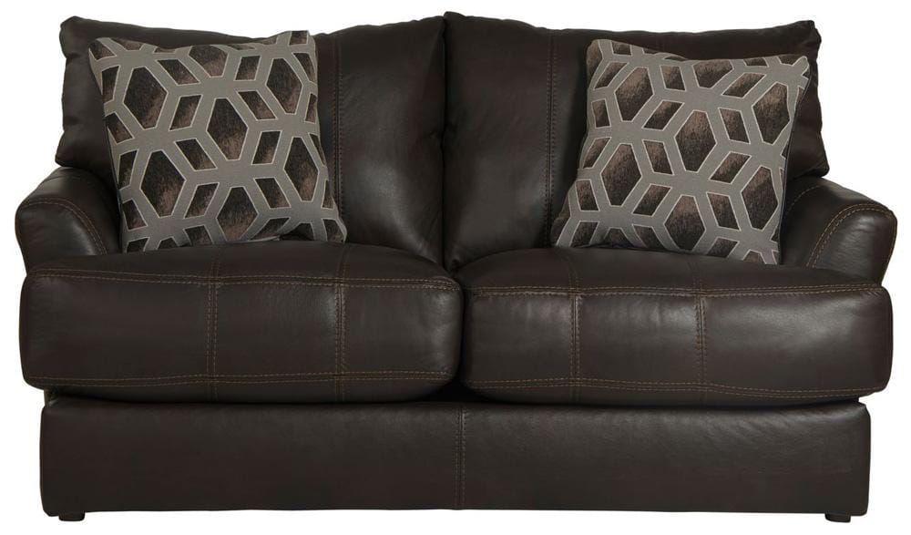 Jackson Furniture - Prato Top Grain Leather Loveseat in Chocolate - 2482-02/1273-89/3073-89 veiw 2