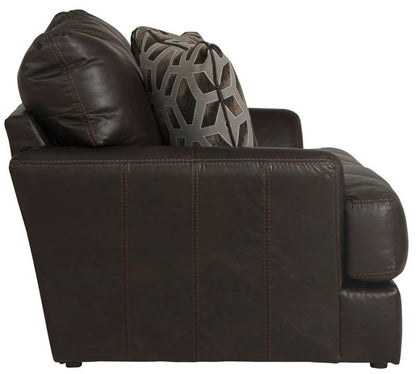 Jackson Furniture - Prato Top Grain Leather Loveseat in Chocolate - 2482-02/1273-89/3073-89 veiw 3