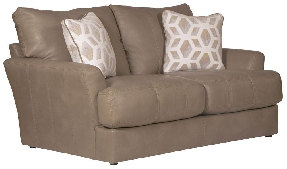 Jackson Furniture - Prato Top Grain Leather Loveseat in Putty - 2482-02/1273-56/3073-56 veiw 1