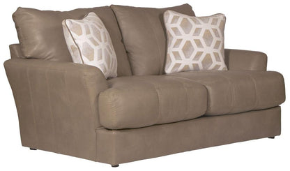 Jackson Furniture - Prato Top Grain Leather Loveseat in Putty - 2482-02/1273-56/3073-56 veiw 1