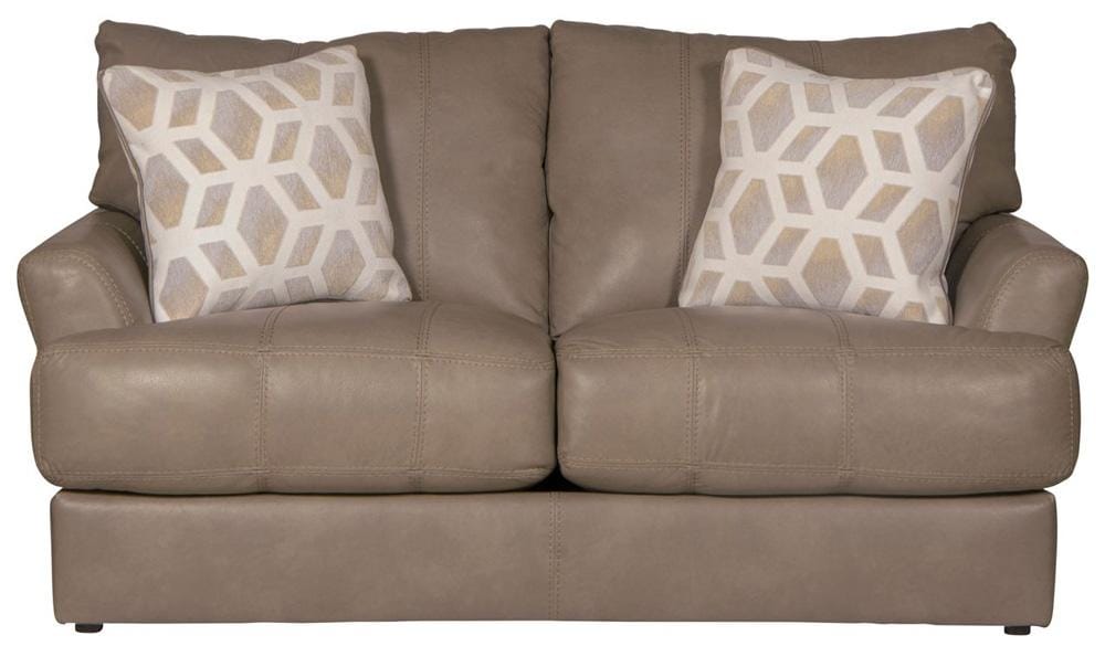 Jackson Furniture - Prato Top Grain Leather Loveseat in Putty - 2482-02/1273-56/3073-56 veiw 2