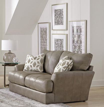 Jackson Furniture - Prato Top Grain Leather Loveseat in Putty - 2482-02/1273-56/3073-56 veiw 5