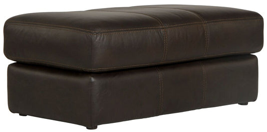 Jackson Furniture - Prato Top Grain Leather Ottoman in Chocolate - 2482-10/1273-89/3073-89 veiw 1