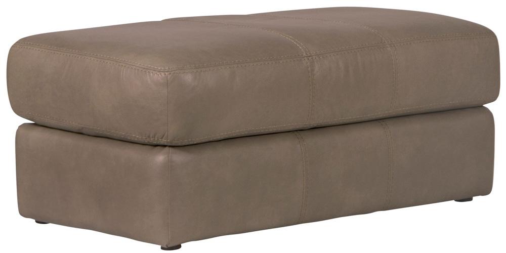 Jackson Furniture - Prato Top Grain Leather Ottoman in Putty - 2482-10/1273-56/3073-56 veiw 1