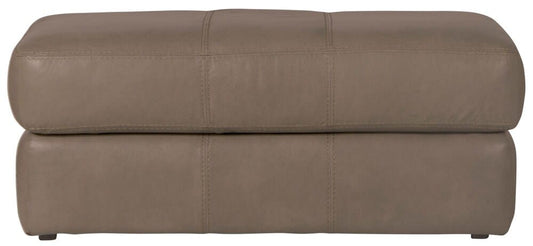 Jackson Furniture - Prato Top Grain Leather Ottoman in Putty - 2482-10/1273-56/3073-56 veiw 2