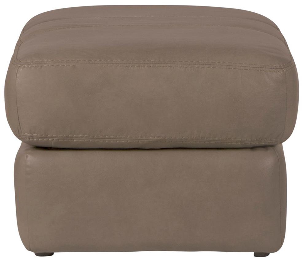 Jackson Furniture - Prato Top Grain Leather Ottoman in Putty - 2482-10/1273-56/3073-56 veiw 3