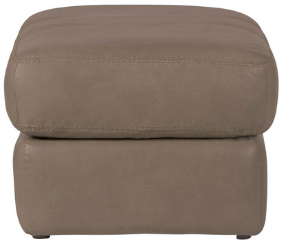 Jackson Furniture - Prato Top Grain Leather Ottoman in Putty - 2482-10/1273-56/3073-56 veiw 3