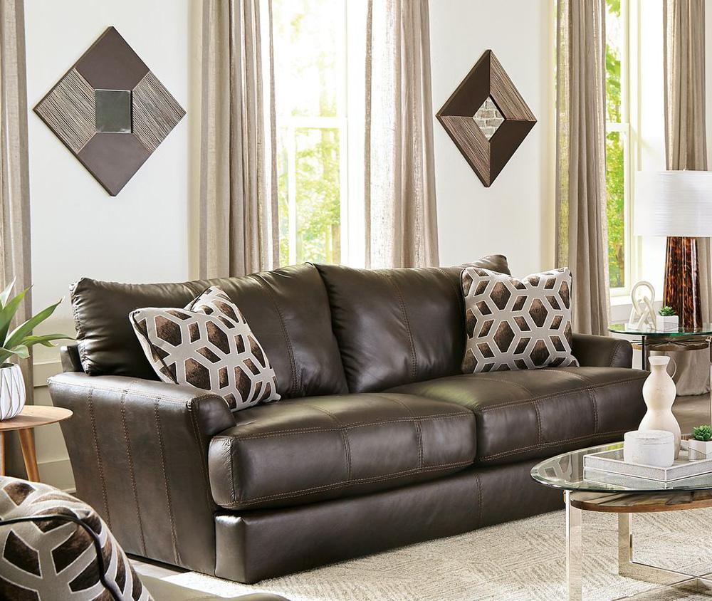 Jackson Furniture - Prato Top Grain Leather Sofa in Chocolate - 2482-03/1273-89/3073-89 veiw 5