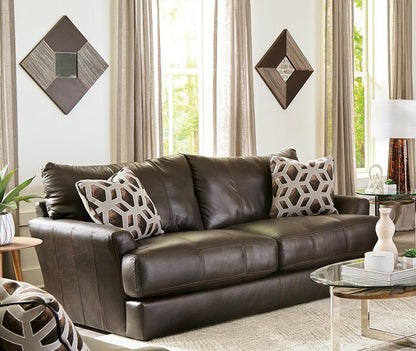 Jackson Furniture - Prato Top Grain Leather Sofa in Chocolate - 2482-03/1273-89/3073-89 veiw 5