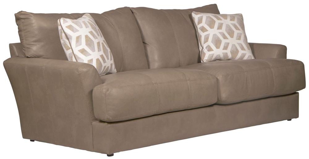 Jackson Furniture - Prato Top Grain Leather Sofa in Putty - 2482-03/1273-56/3073-56 veiw 1